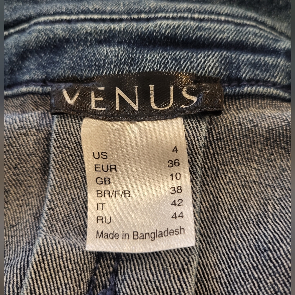 Denim jumpsuit sz 4 - Picture 4 of 6